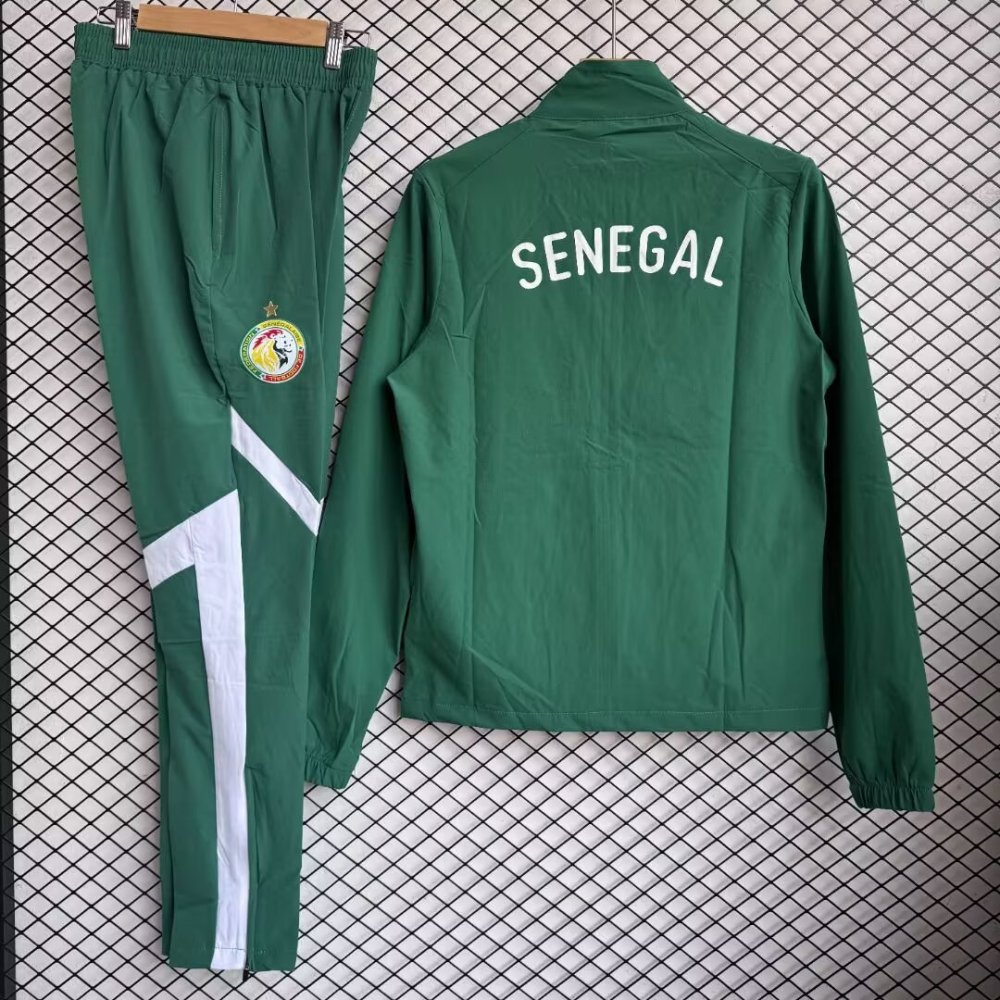 2026/2027 Senegal Green windbreaker training set