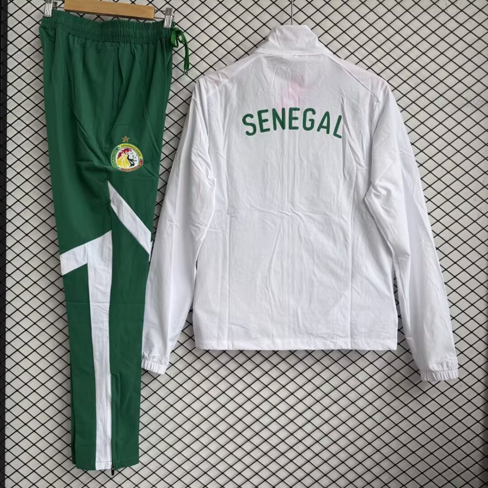 2026/2027 Senegal White windbreaker training set