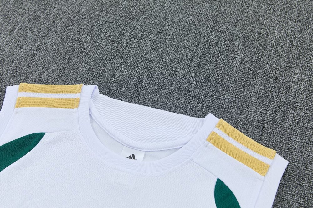 2024/2025 Italy White Sleeveless training suit set