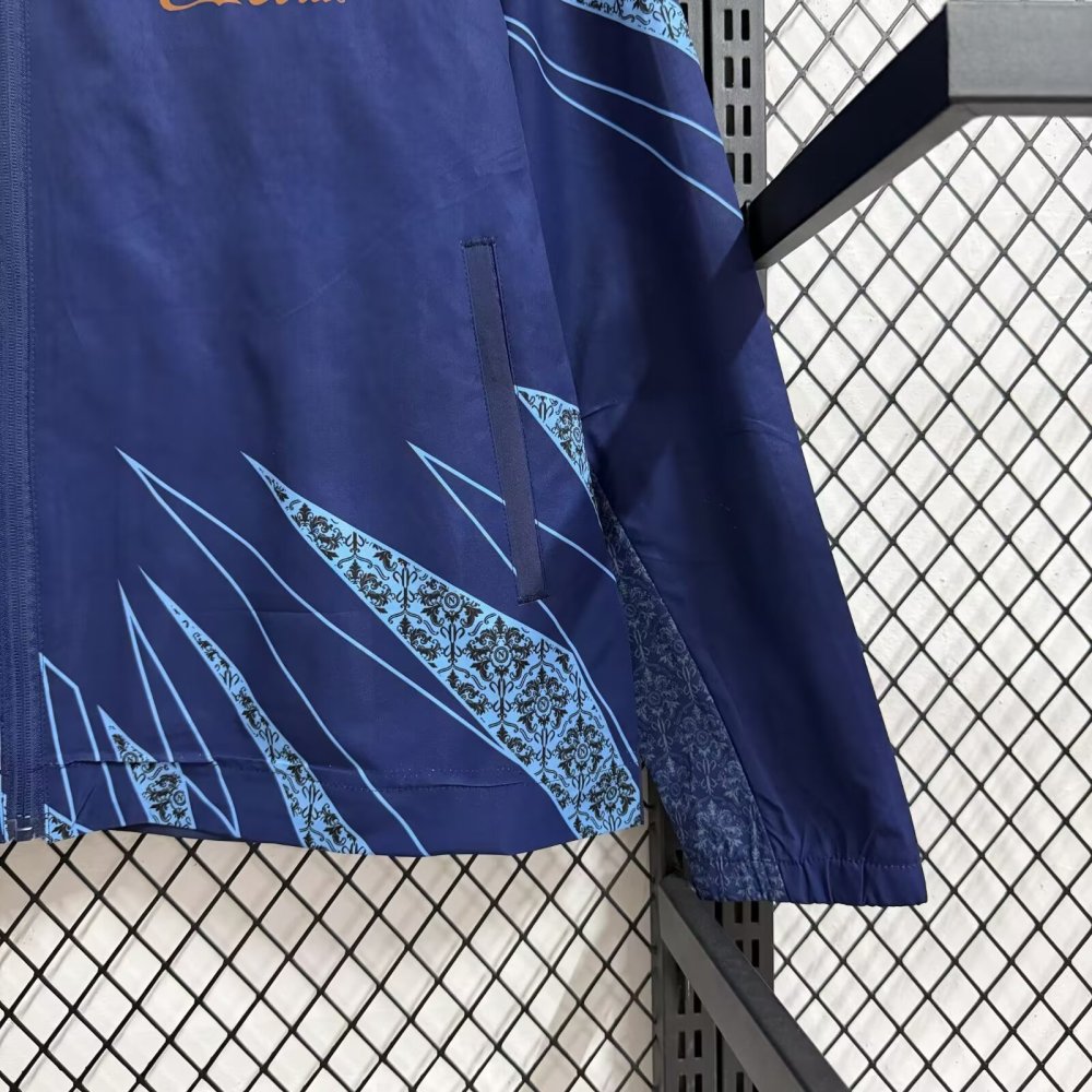 2026/2027 Napoli Blue Waterproof Windbreaker
