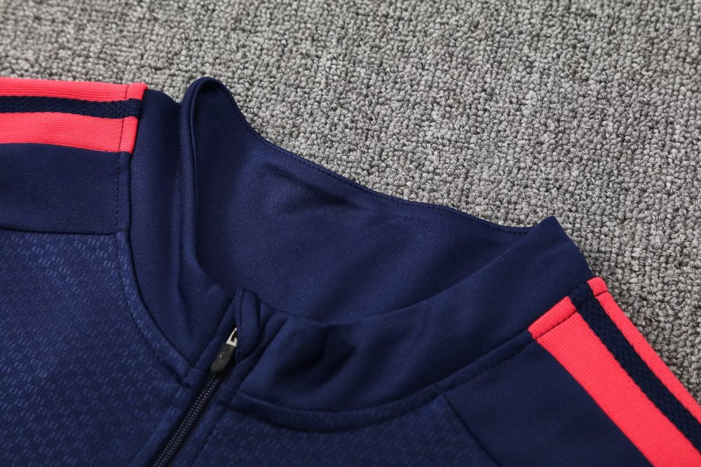 2026/2027 Colombia dark blue  Half-zip training suit set