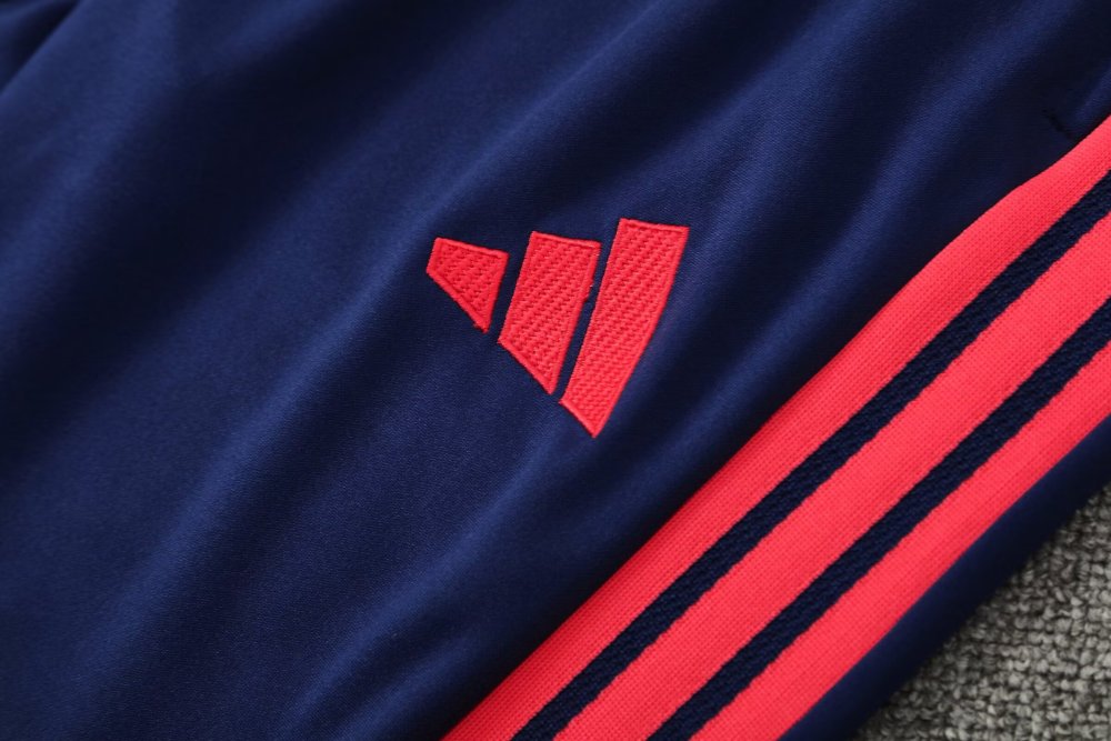 2026/2027 Colombia dark blue  Half-zip training suit set