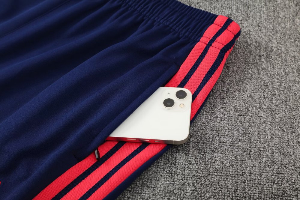 2026/2027 Colombia dark blue  Half-zip training suit set