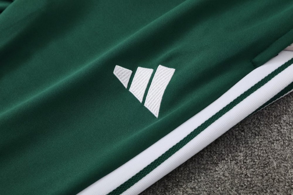 2026/2027 Algeria Green Half-zip training suit set
