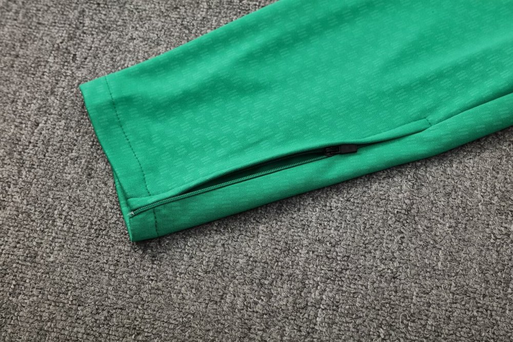 2026/2027 Algeria Green Half-zip training suit set
