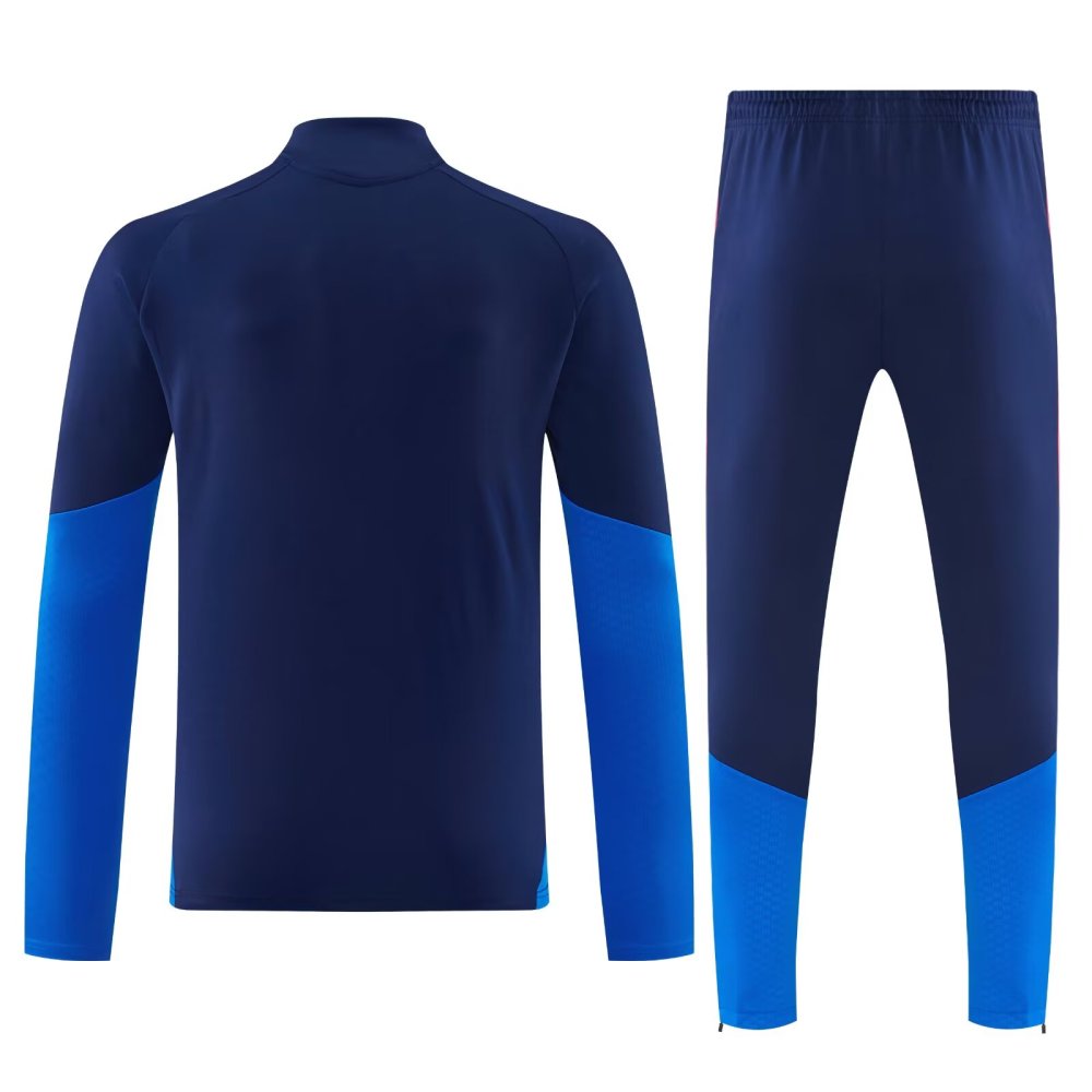2026/2027 Colombia dark blue  Half-zip training suit set