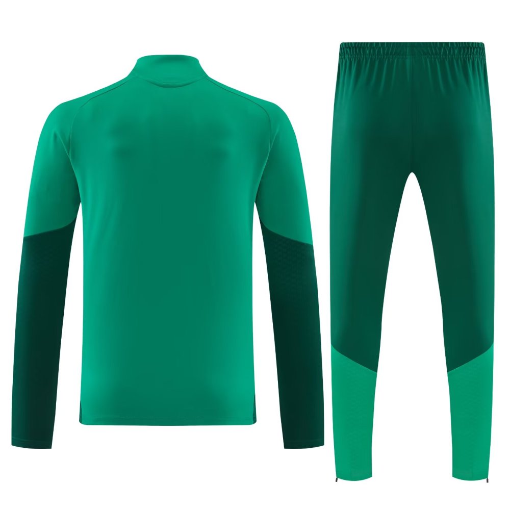 2026/2027 Algeria Green Half-zip training suit set