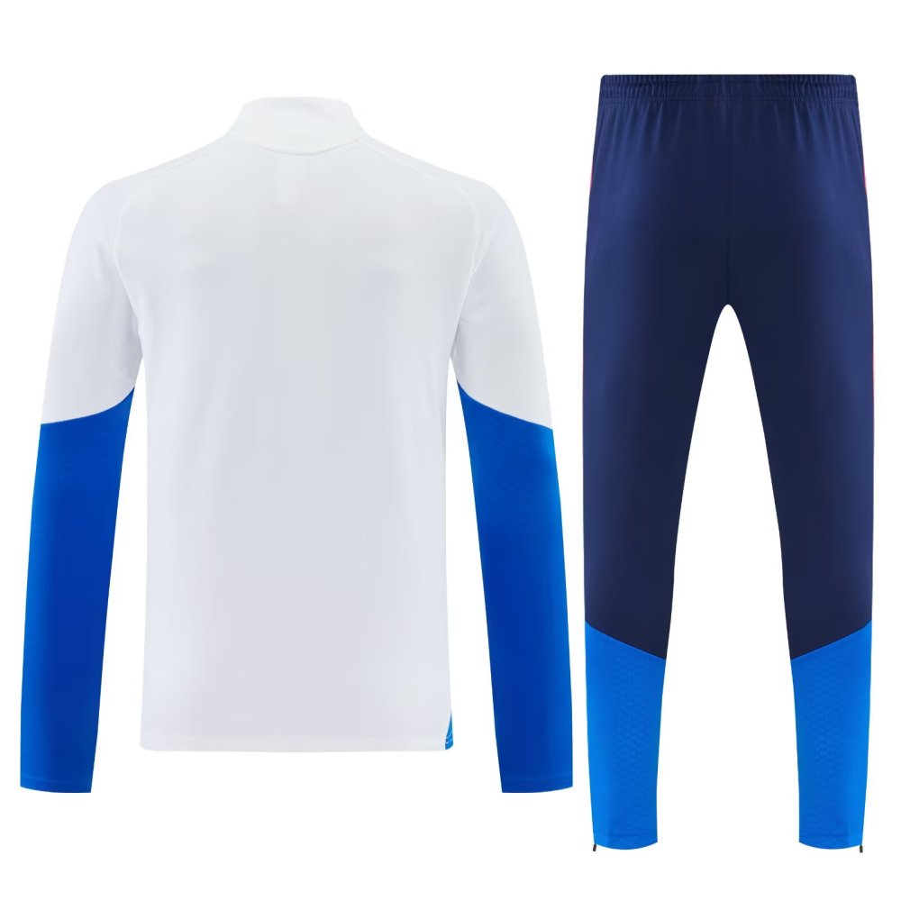 2026/2027 Colombia White Half-zip training suit set