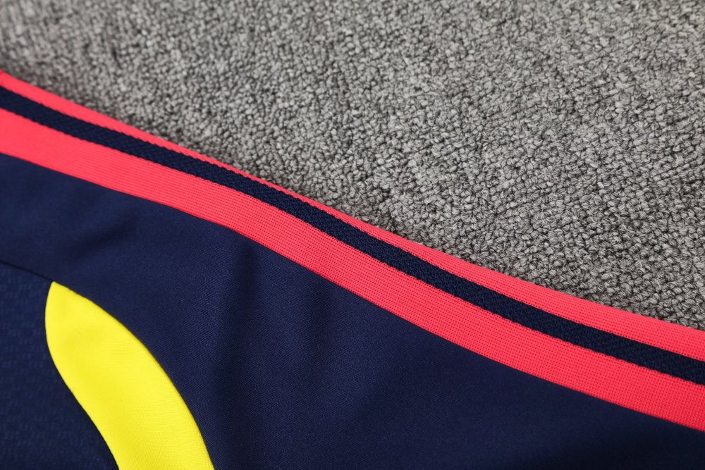 2026/2027 Colombia dark blue  Half-zip training suit set