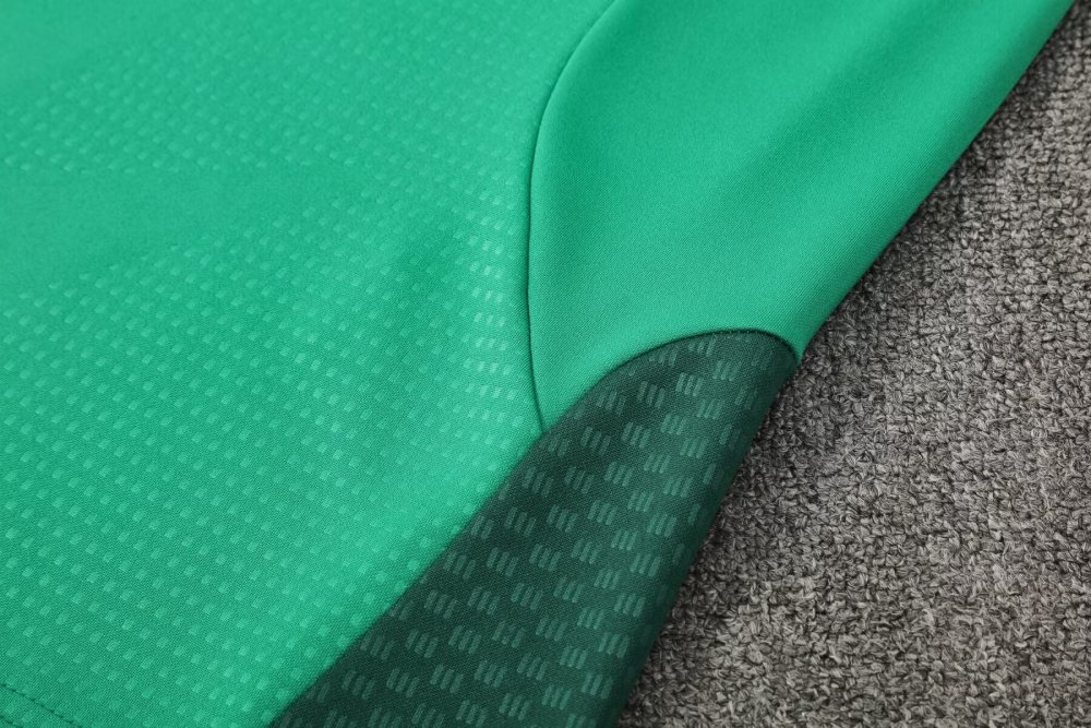 2026/2027 Algeria Green Half-zip training suit set