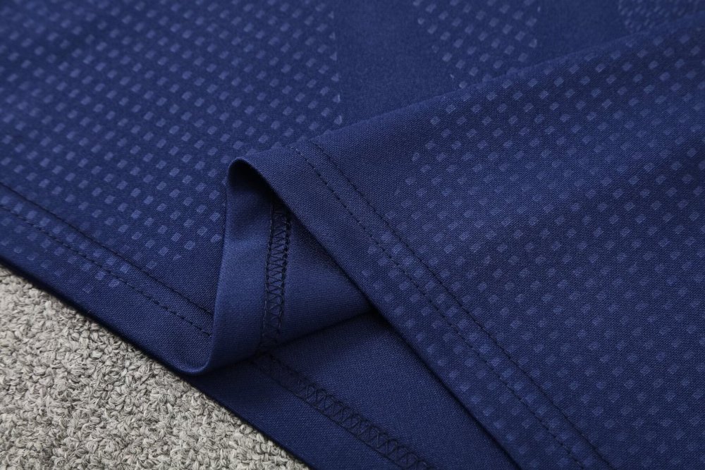 2026/2027 Colombia dark blue  Half-zip training suit set
