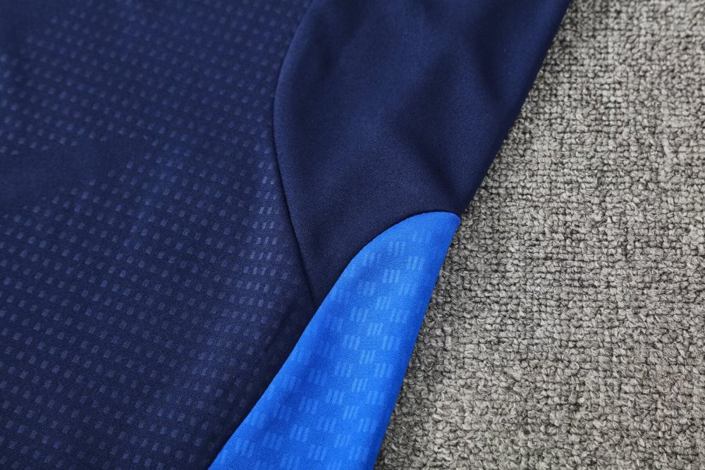 2026/2027 Colombia dark blue  Half-zip training suit set