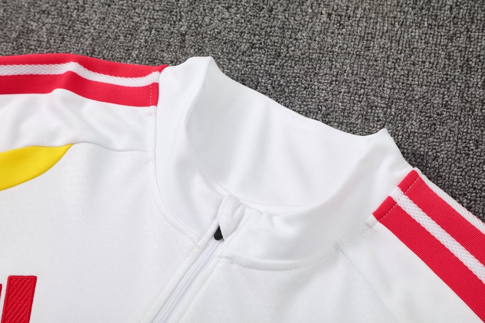 2026/2027 Colombia White Half-zip training suit set