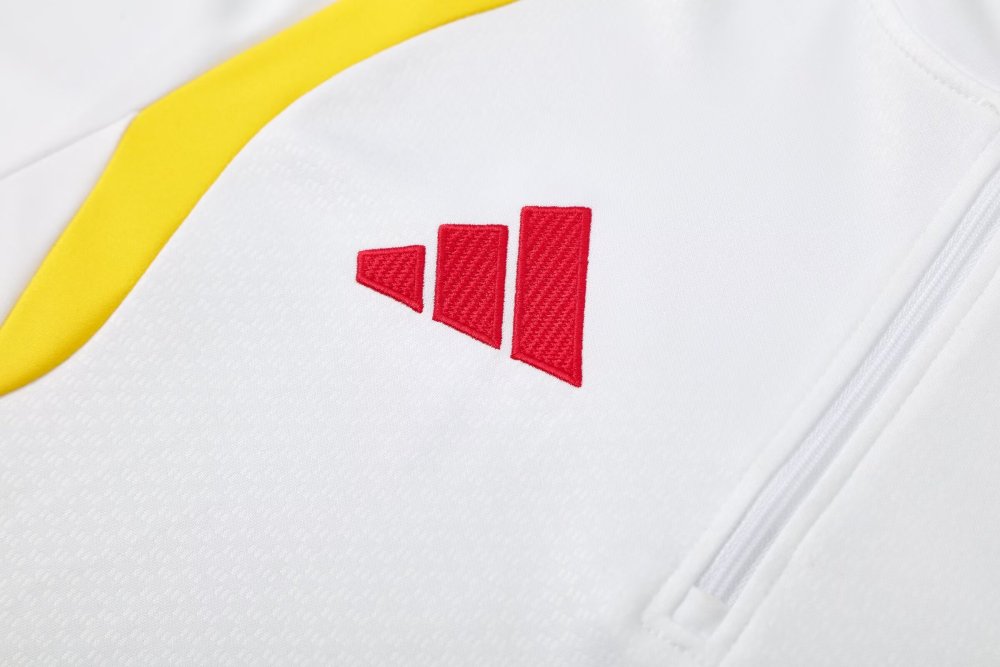 2026/2027 Colombia White Half-zip training suit set