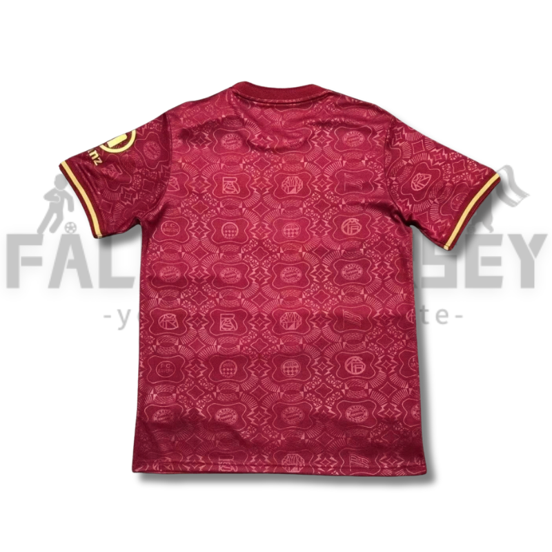 25/26 Bayern125th Anniversary Red Football Shirt （Fans version）