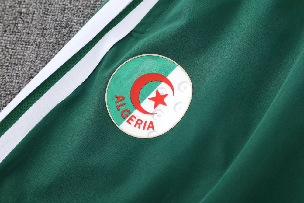 2026/2027 Algeria Green Hooded jacket training set