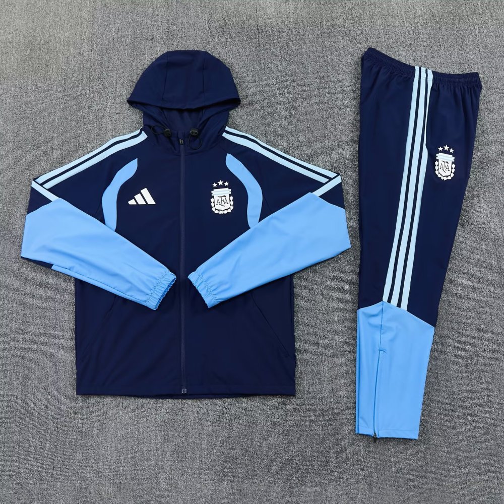 2026/2027 Argentina (Blue)  Hooded jacket training set