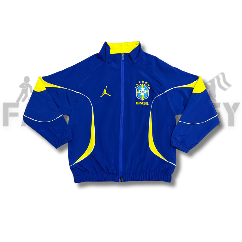 2026/2027 Brazil Blue Windbreaker