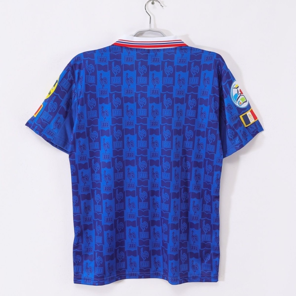 2018 France Home Football Shirt （Retro）