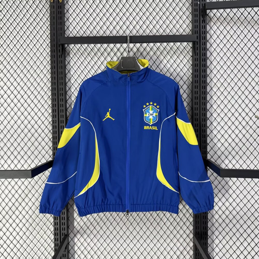 2026/2027 Brazil Blue Windbreaker