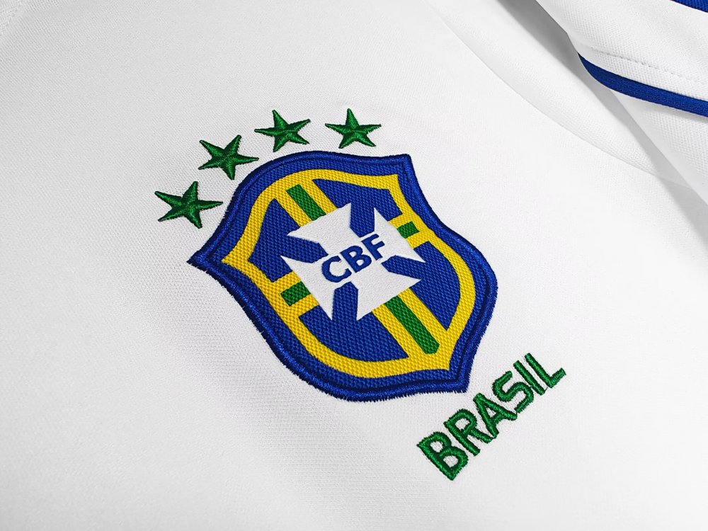 1998 Retro Brazil Away Football Shirt