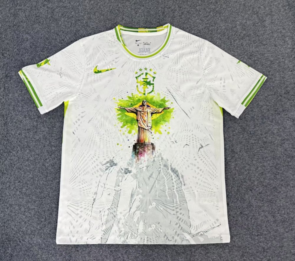 2025/2026 Brazil （Christ the Redeemer) Special Edition Football Jersey（Fans Version）
