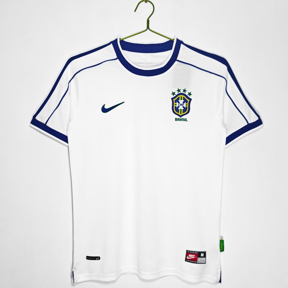1998 Retro Brazil Away Football Shirt