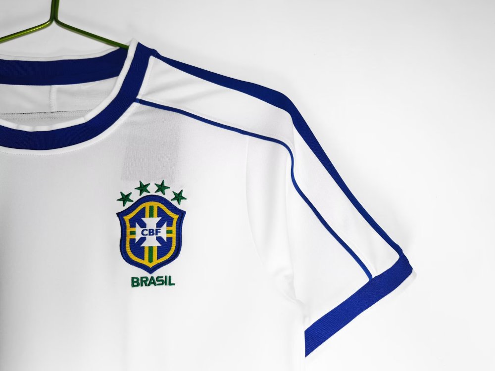 1998 Retro Brazil Away Football Shirt