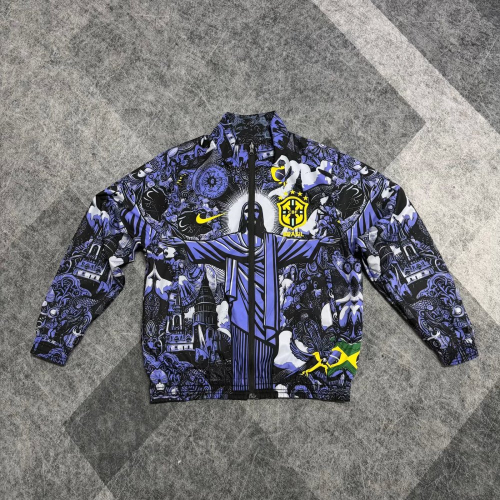 2026/2027 Brazil Double sided windbreaker jacket