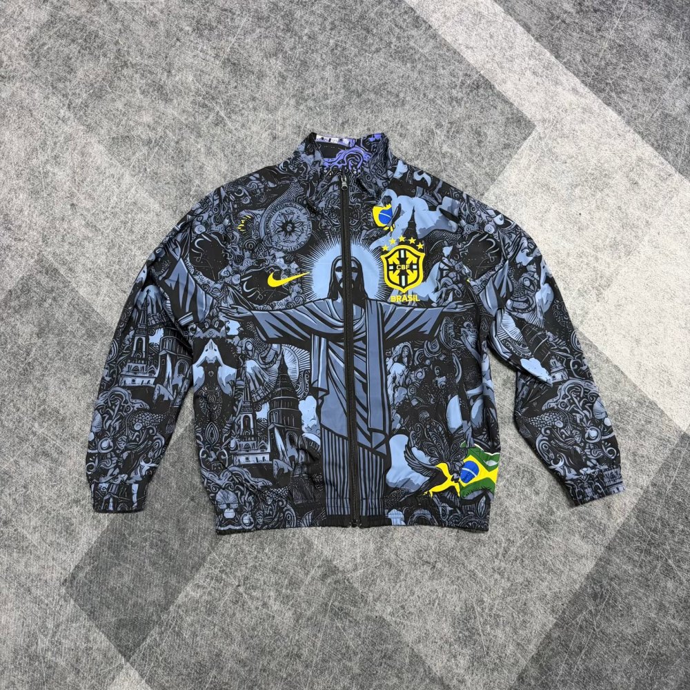 2026/2027 Brazil Double sided windbreaker jacket