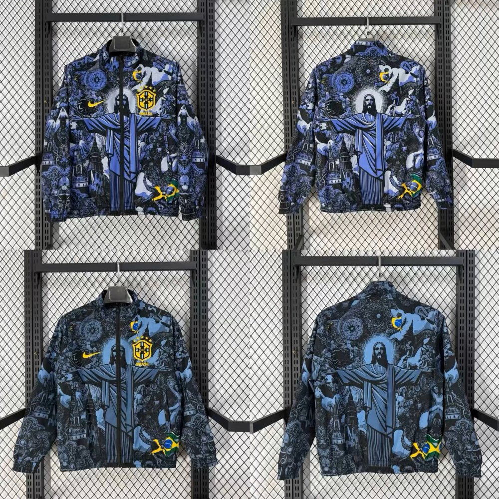 2026/2027 Brazil Double sided windbreaker jacket