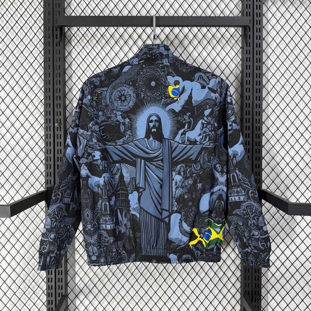2026/2027 Brazil Double sided windbreaker jacket