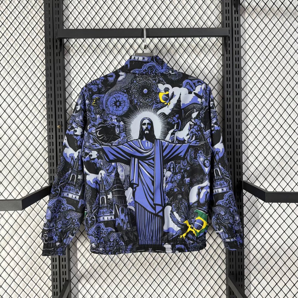 2026/2027 Brazil Double sided windbreaker jacket