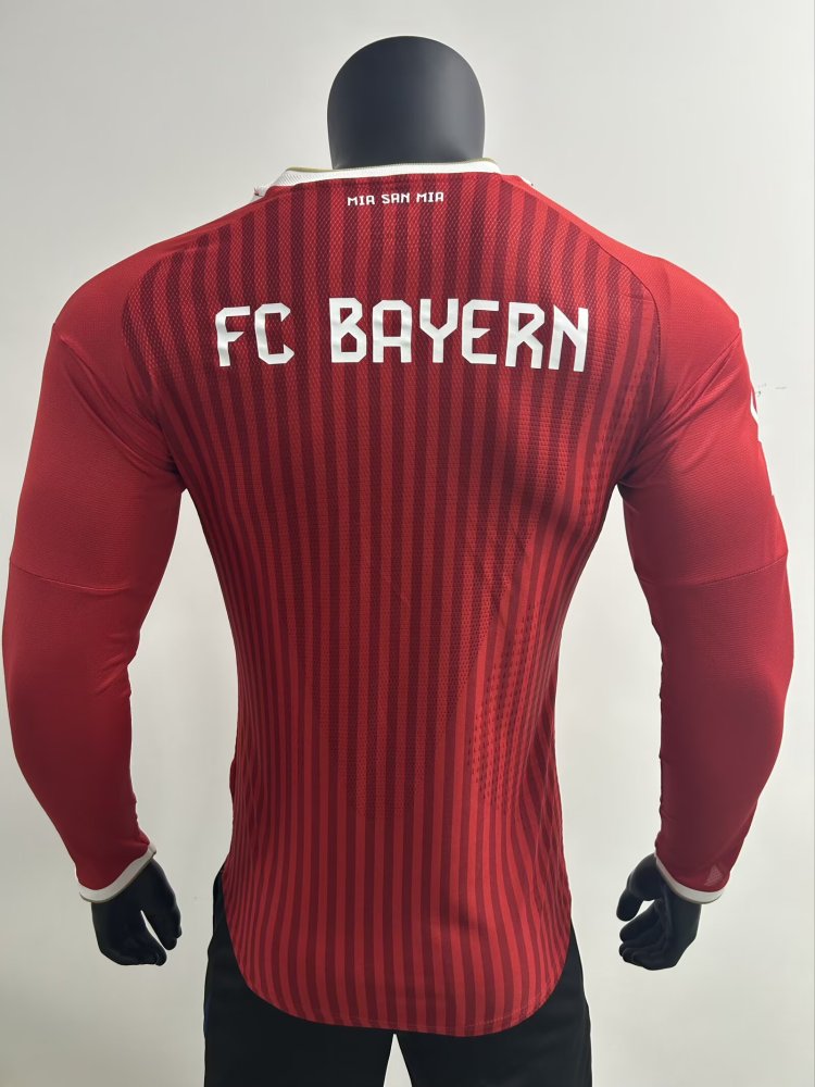 2026/2027 Bayern Munchen Home Long sleeves Football Jersey (Player Version)