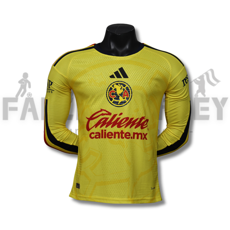 2026/2027 Club América Home Long sleeves Football Jersey （Player Version）