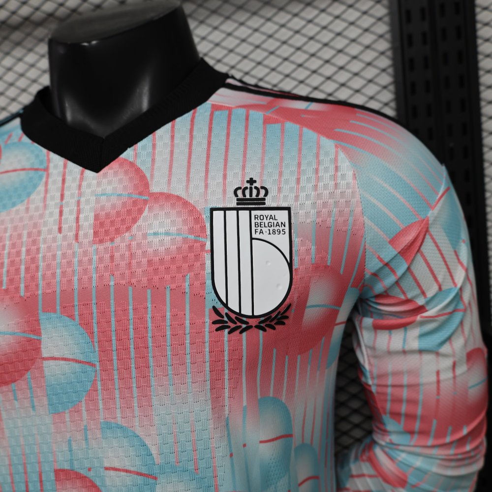 2026 Belgium World Cup Home  Long sleeves  Football Shirt（ Player Version）