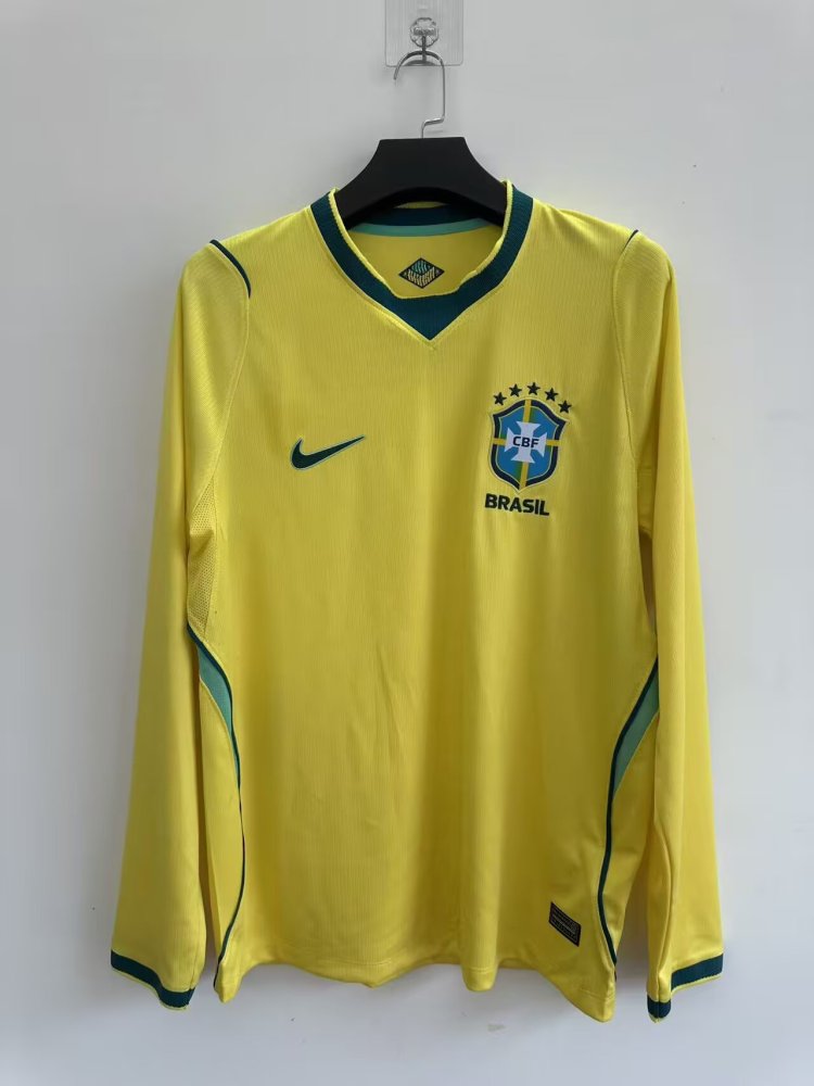 2026/2027 Brazil Long sleeves Home Football Shirt（Fans Edition ）