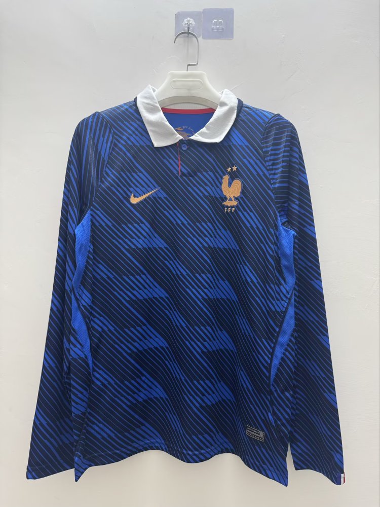 2026/2027 France Home Long sleeves Jersey (Fans Version)