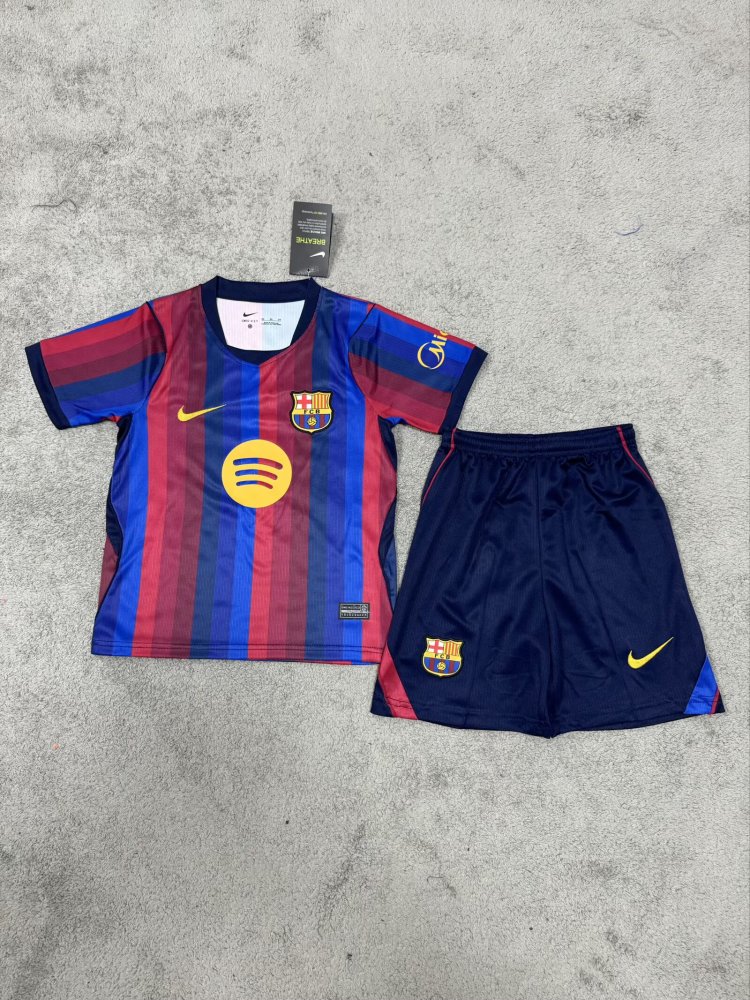 2026/2027 Barcelona Home Football Jersey（For Kids）