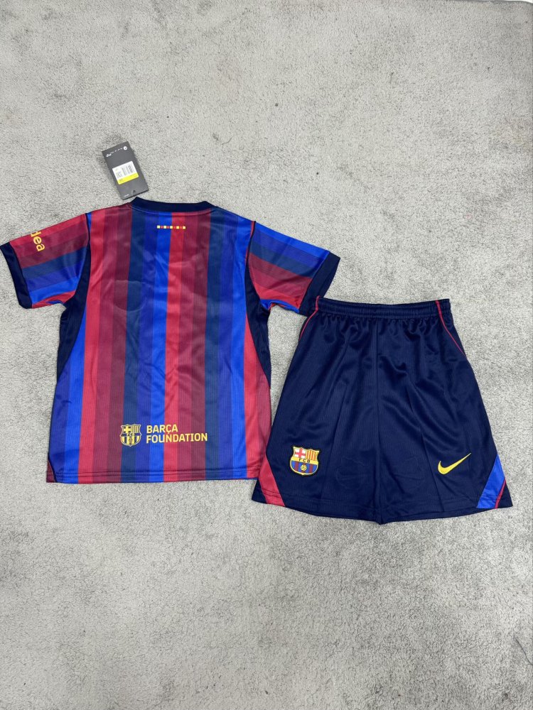 2026/2027 Barcelona Home Football Jersey（For Kids）