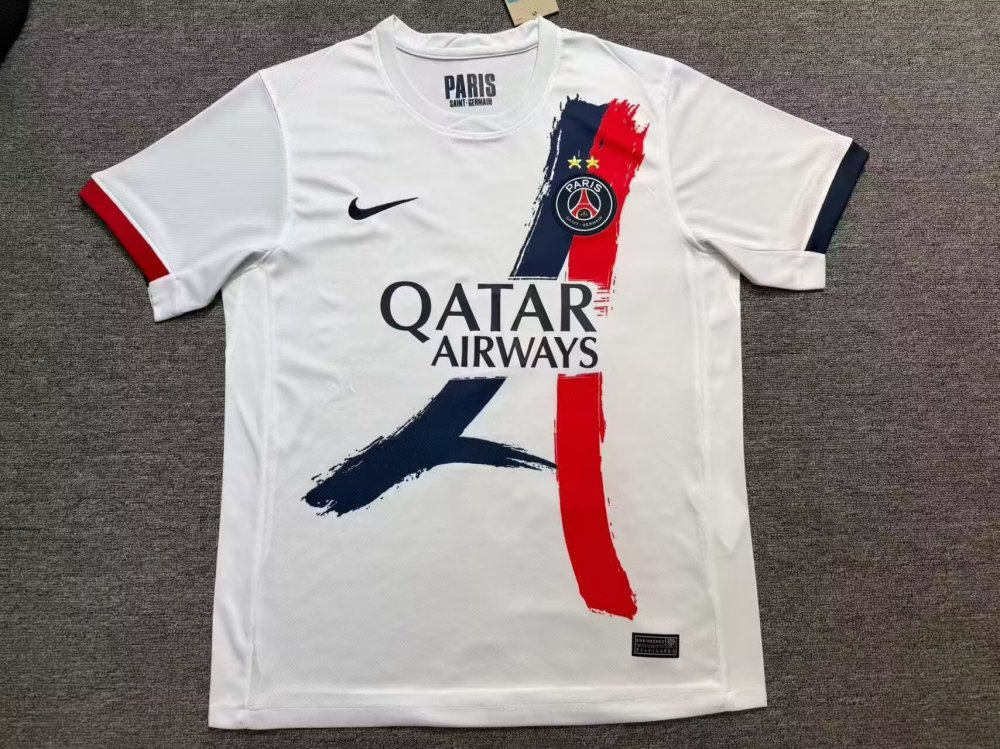 2025/2026 Paris Saint-Germain Away With stars Football Shirt（Fans Version）