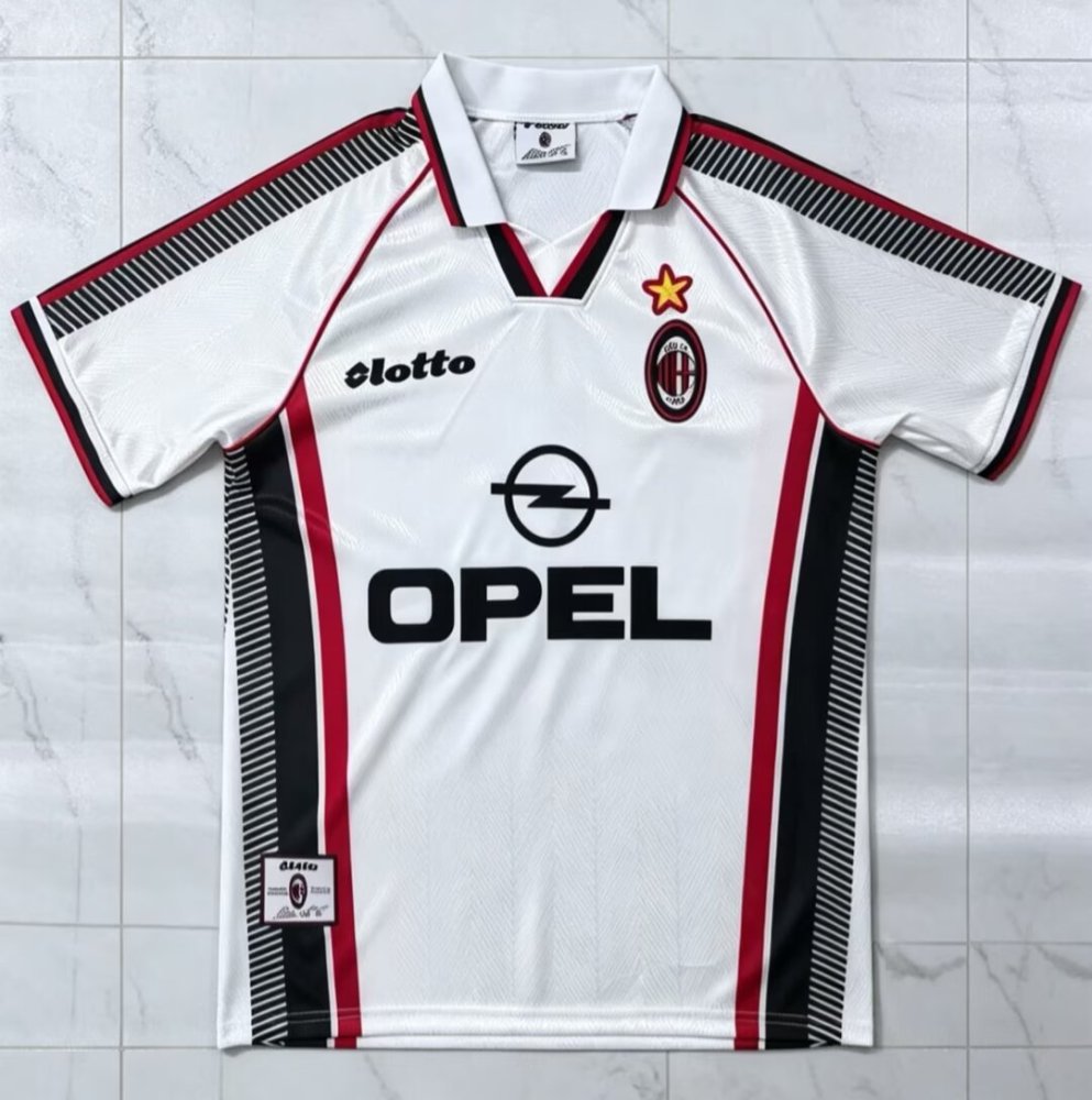 1996/1997  AC Milan Away Football Shirt( Retro )