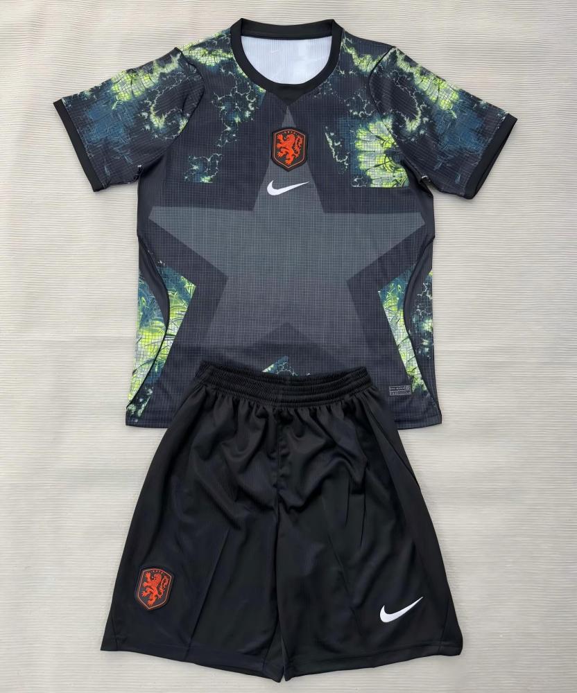 2026/2027 Netherlands Goalkeeper Football Jersey（For Kids）