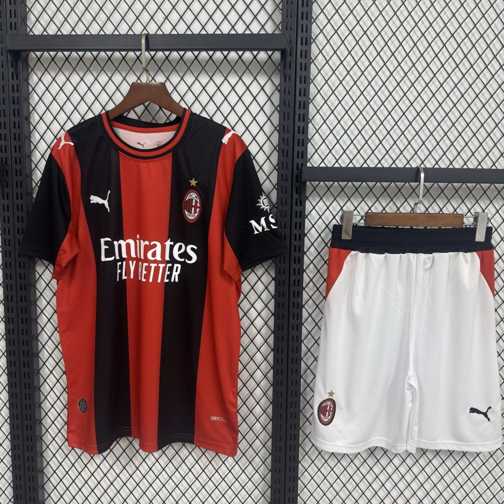 2026/2027 AC Milan Home Football Jersey Set (adult)