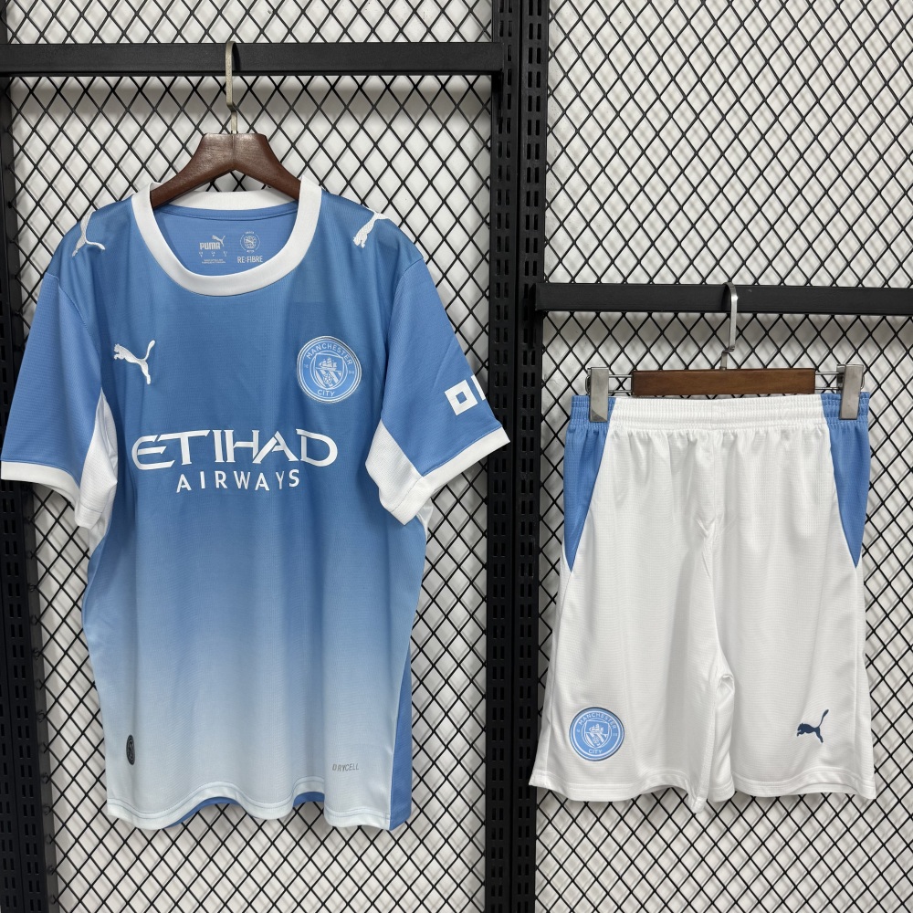 2026/2027 Manchester City Home Football Jersey Set (adult)
