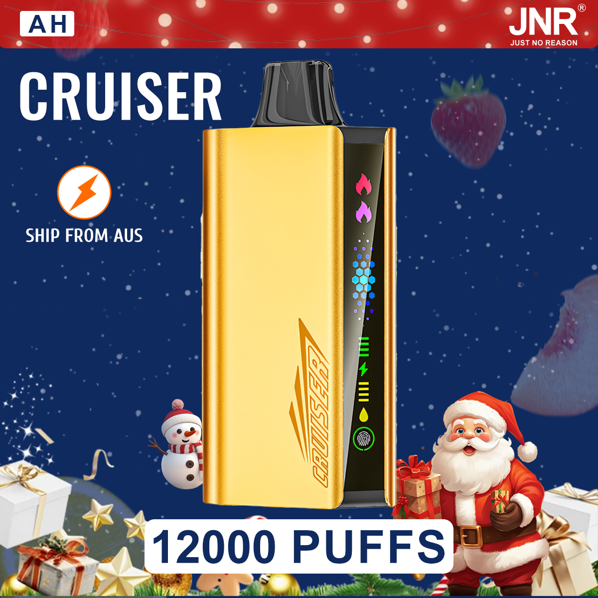 Vape 12k Mixed Berries Mixed Berries Vape 12K Mixed Berry | JNR Cruiser  Gold Disposable Vape