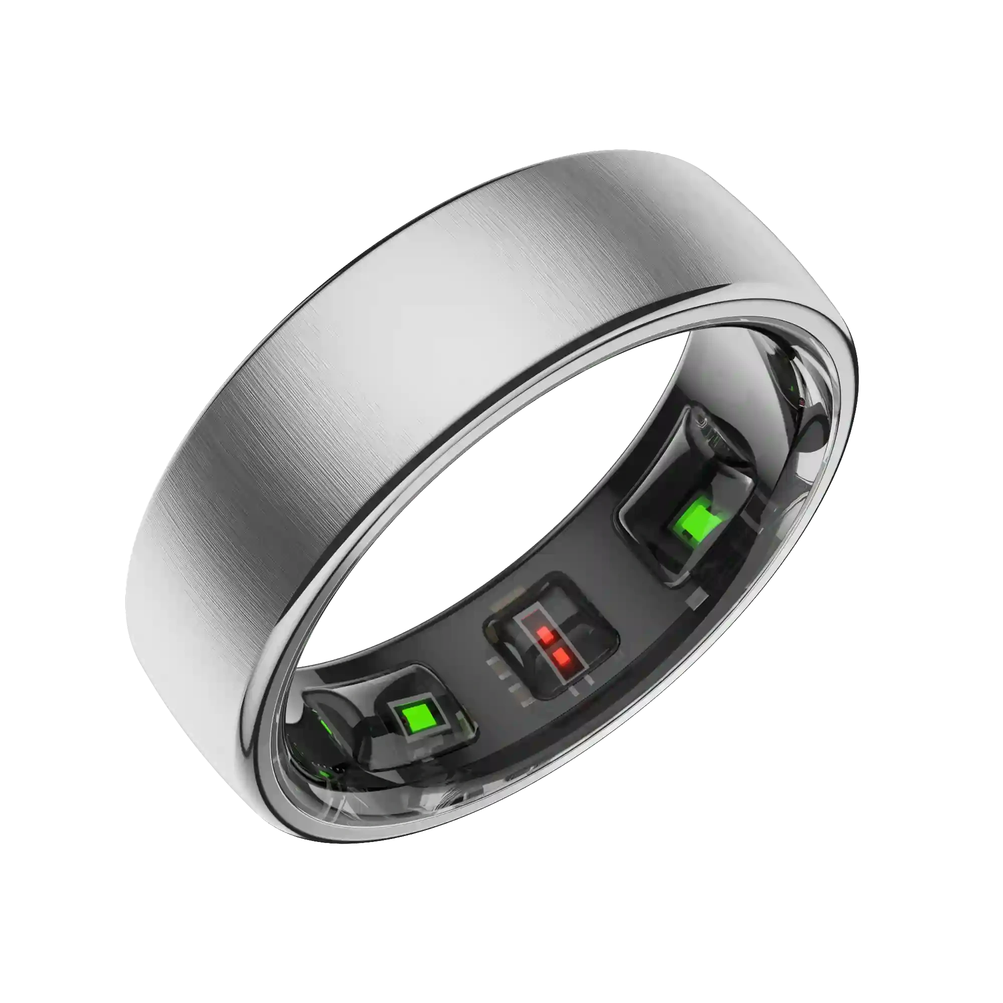 Mayissi Smart Ring with Sleep Monitoring-No Subscription-15-Days-Battery-Standby-time-Activity/Health Management/Women's Health Tracking--Waterproof-iOS & Android- Silver