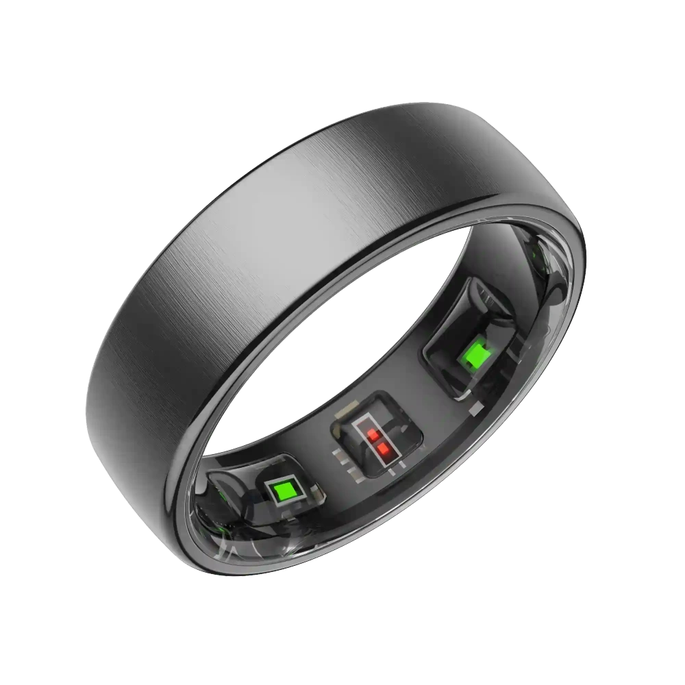 Mayissi Smart Ring with Sleep Monitoring-No Subscription-15-Days-Battery-Standby-time-Activity/Health Management/Women's Health Tracking--Waterproof-iOS & Android- Gold