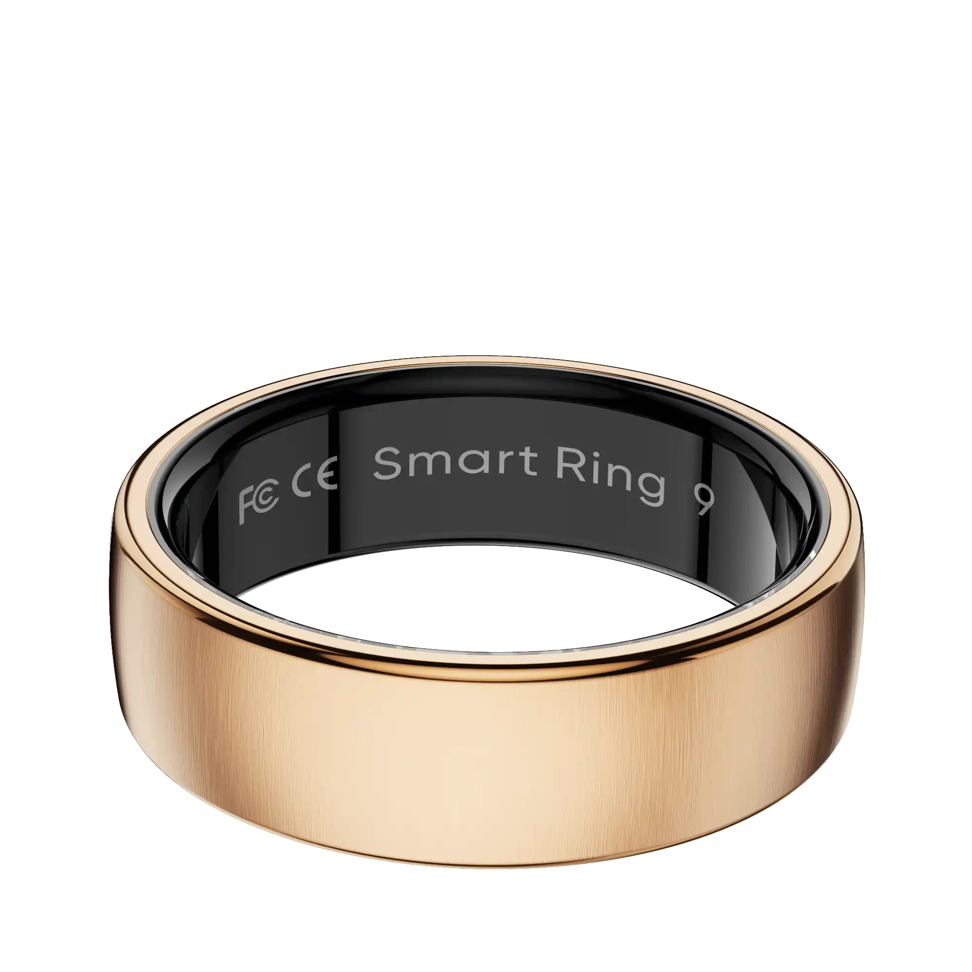 Mayissi Smart Ring with Sleep Monitoring-No Subscription-15-Days-Battery-Standby-time-Activity/Health Management/Women's Health Tracking--Waterproof-iOS & Android- Gold