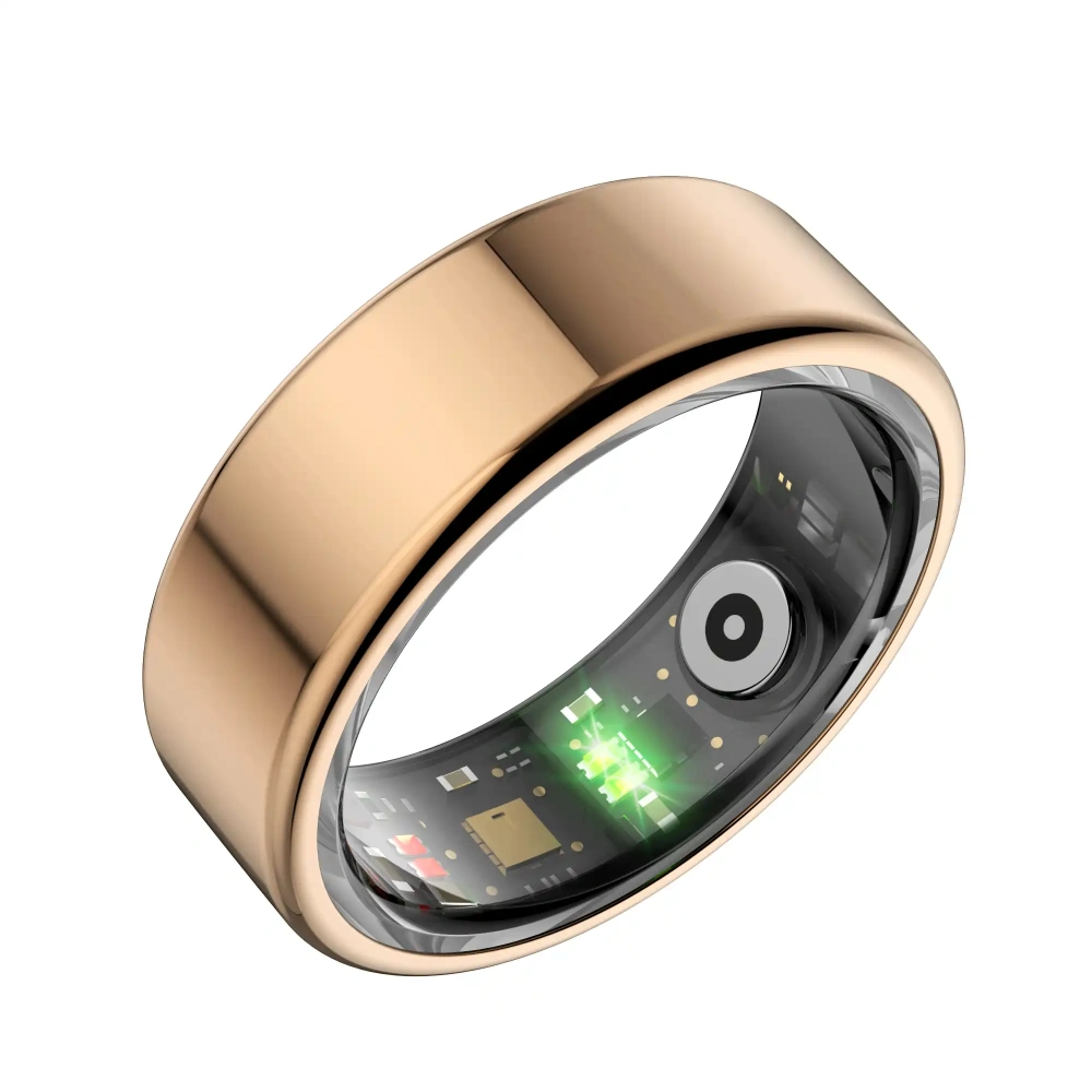 Mayissi Smart Ring with Sleep Monitoring-No Subscription-15-Days-Battery-Standby-time-Activity-Health Management--Waterproof-iOS & Android- RoseGold